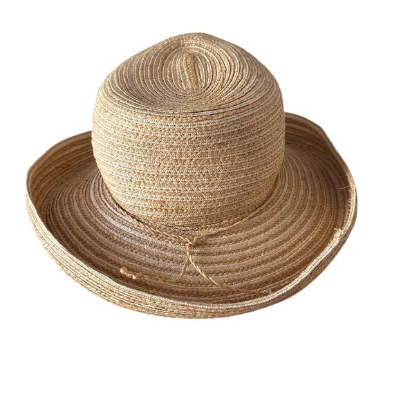 SCALA Collection Raffia Rolled Brim Hat One Size - Picture 4 of 5